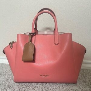 Kate Spade Avenue Medium Satchel in Garden Rose